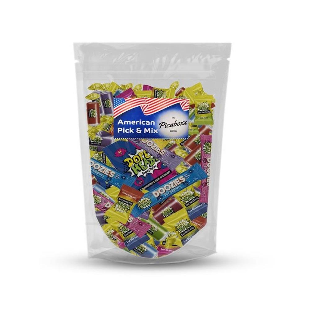 Dopey Heads Sweet & Sour Collection | 67 Pieces of Chew & Crunch Bag