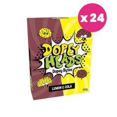 Dopey Heads Bytes Lemon & Cola 40g (1.41oz) (Pack of 24)