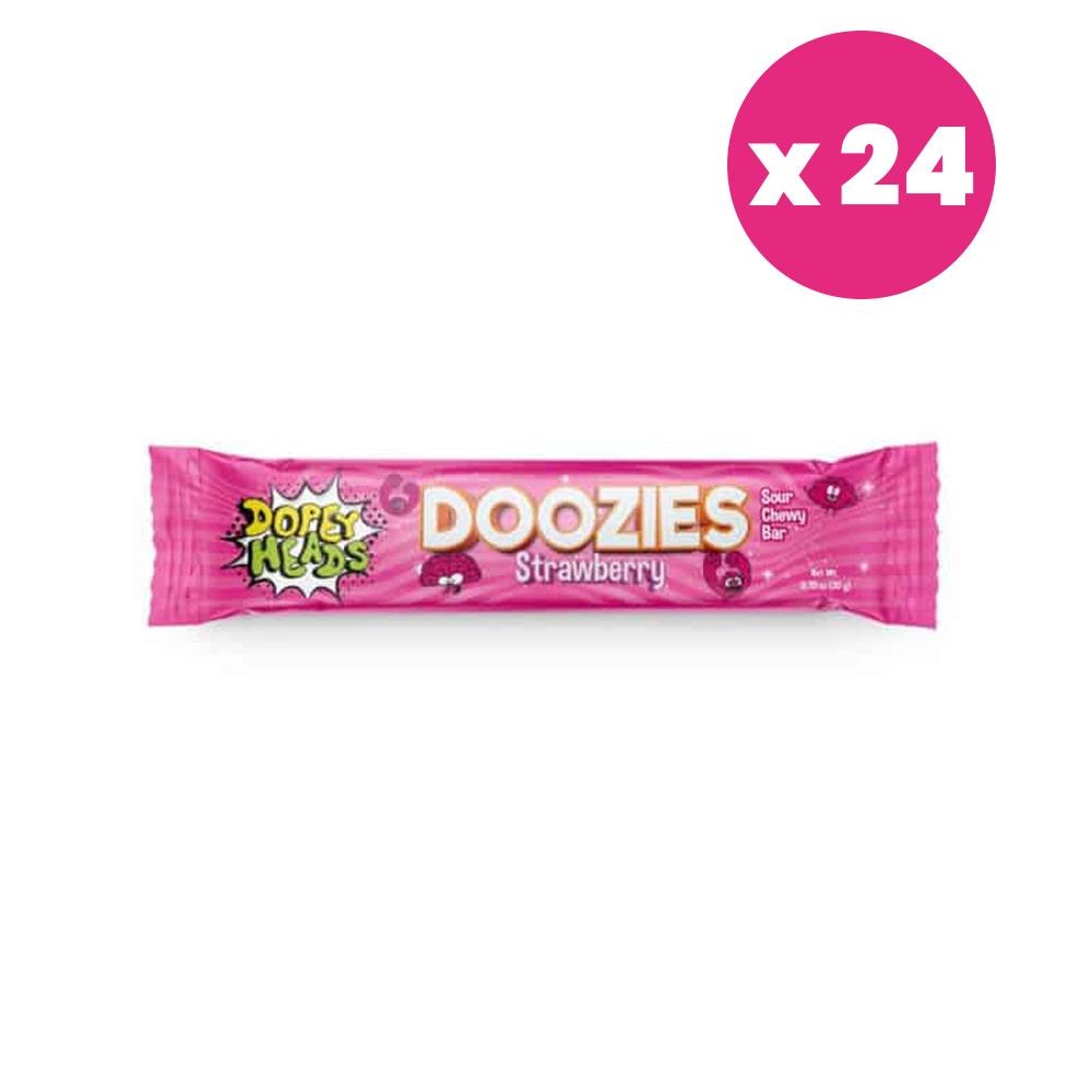 Dopey Heads Doozies Strawberry 20g (0.71oz) (Pack of 24)