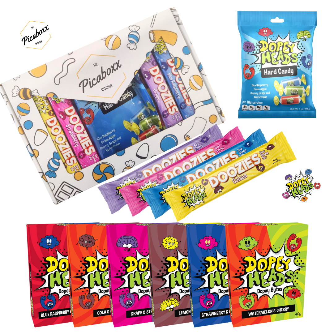 Dopey Heads | Picaboxx Pick & Mix Sweets Gift Box | Chewy & Crunchy Delight
